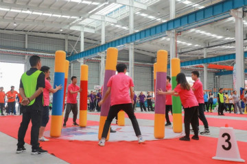 九州ku酷游智能举行21周年庆祝表扬会暨趣味运动会