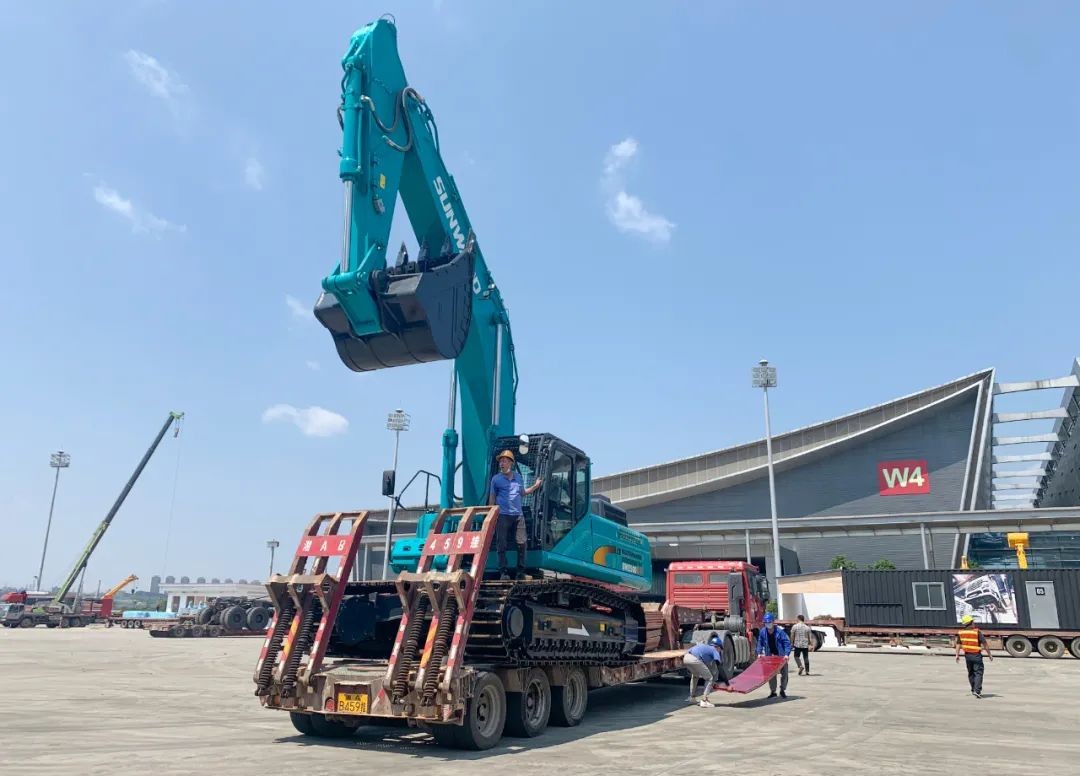 进场布展！！2021年长沙国际工程机械展倒计时，，，九州ku酷游智能展区亮点提前剧透