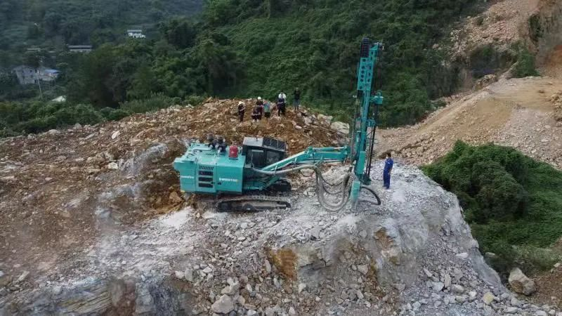 助力绿色矿山建设，九州ku酷游智能“凿岩先锋”SWDH系列顶锤钻机大展身手