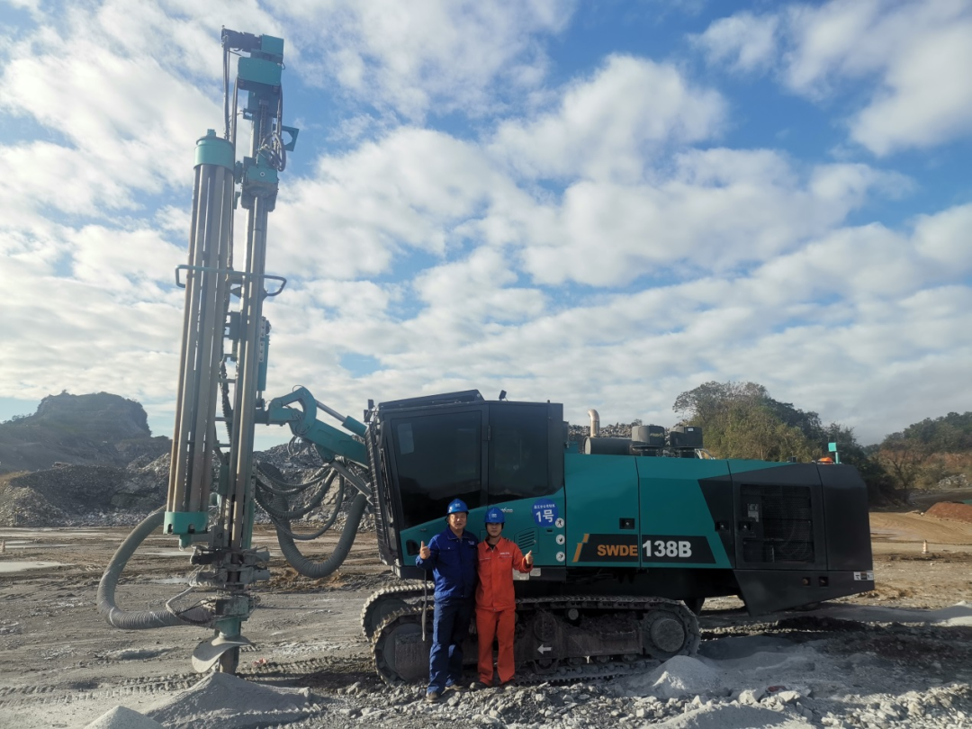 追加订单！！九州ku酷游智能一体化潜孔钻机助力海南华润水泥获好评
