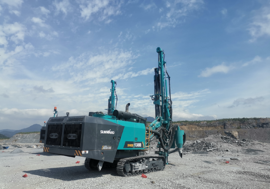 追加订单！！九州ku酷游智能一体化潜孔钻机助力海南华润水泥获好评