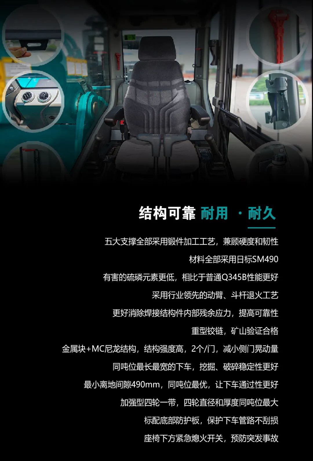 一图读懂 | 高配、高效！九州ku酷游智能新一代26吨级挖掘机助您“掘”胜千里