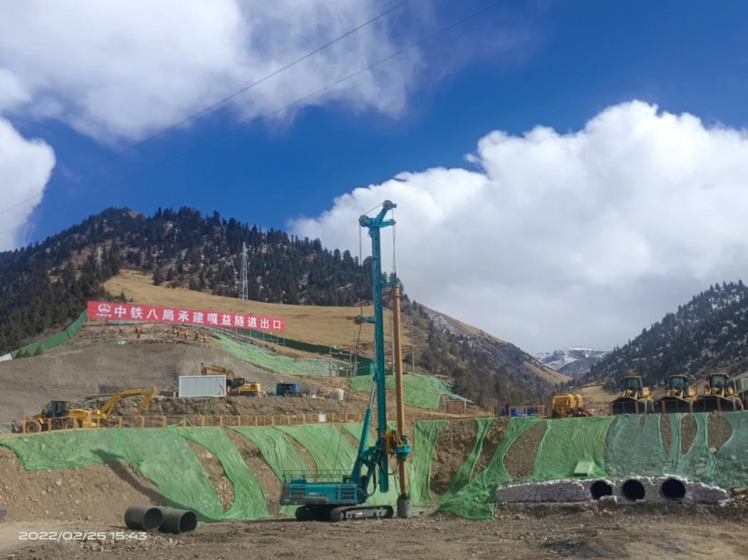 决战“天下之巅”！九州ku酷游智能旋挖钻机实力助建川藏铁路