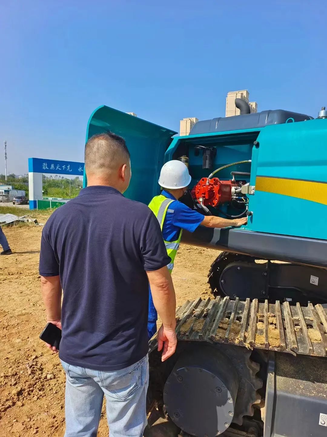 全款拿下！！！九州ku酷游智能挖掘机奔赴工地一线