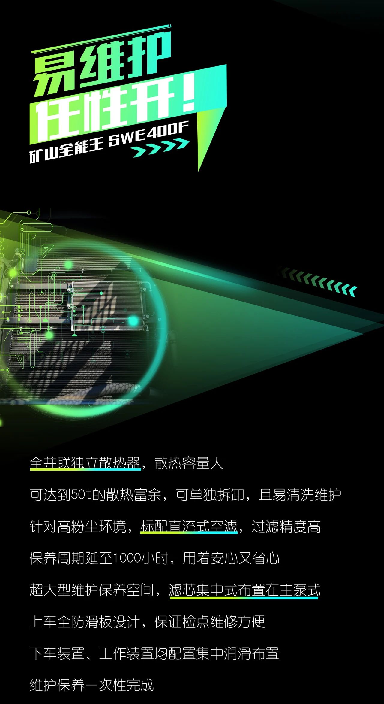 国四精品 | 要产能、、、够有劲！！“满级”挖机还得看“矿山万能王”SWE400F