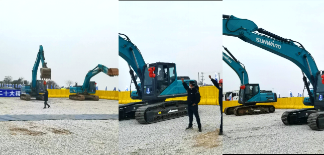 湘江航道虞公港项目开建，，“九州ku酷游绿”挖掘机强势助阵