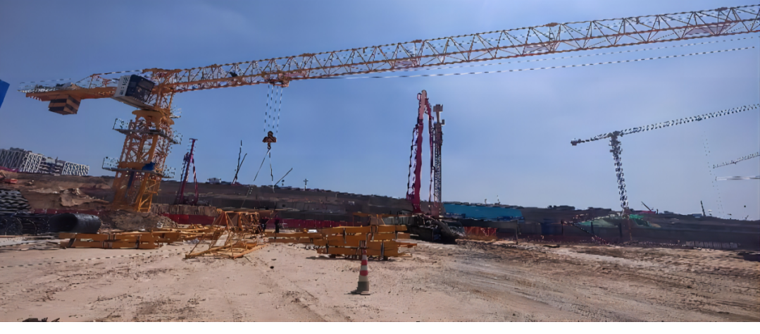 郁勃西北！！九州ku酷游江麓修建起重机械助建西安都会经济圈