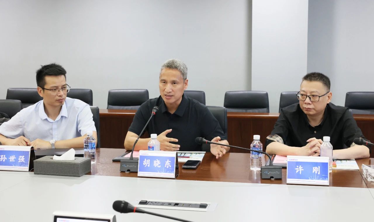 永青科技集团董事长胡晓东带队到访九州ku酷游智能