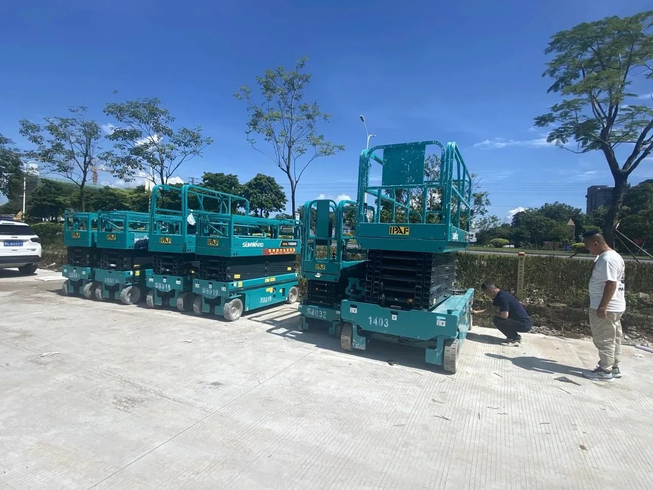 品质九州ku酷游，，，专心折务！九州ku酷游智能高空机械服务万里行走进华南