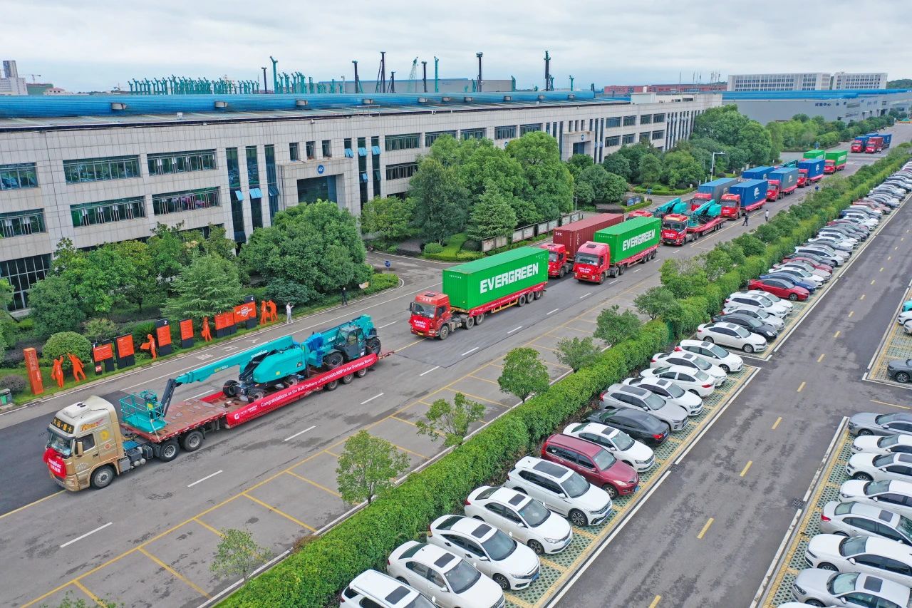 深化全球结构，，加速出海程序！九州ku酷游智能高空机械装备外洋订单大型发货仪式圆满举行