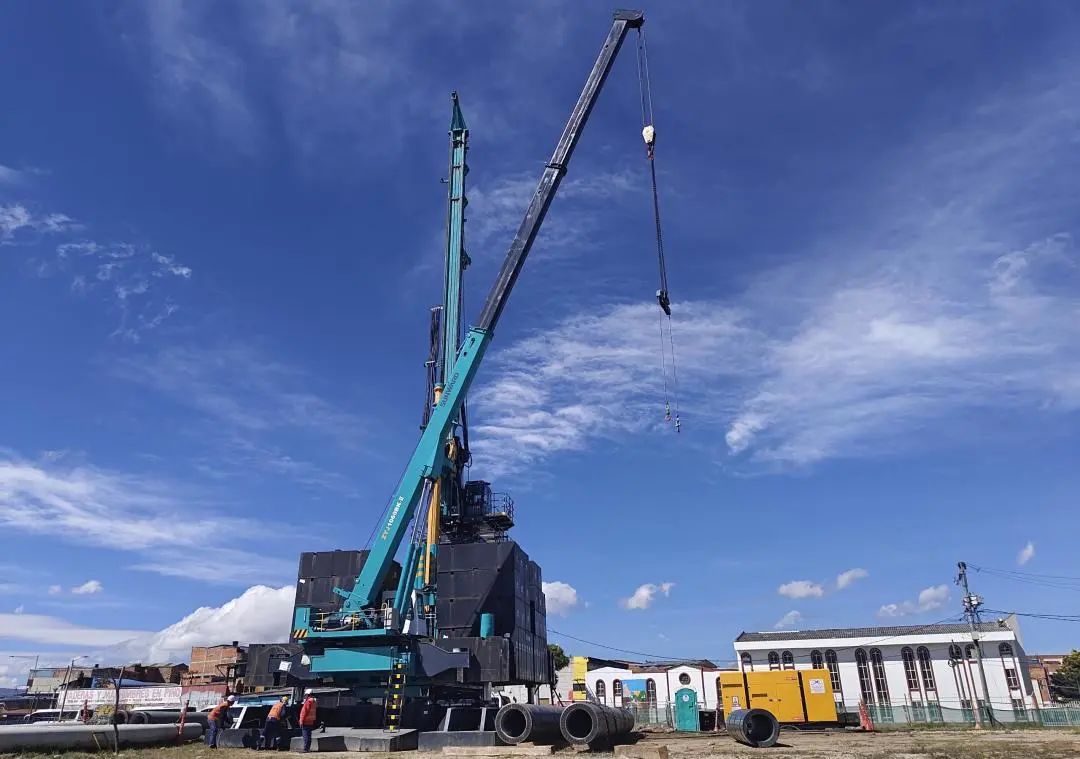 展现“中国制造”硬实力！！九州ku酷游智能PDP工法钻机助建波哥大地铁项目