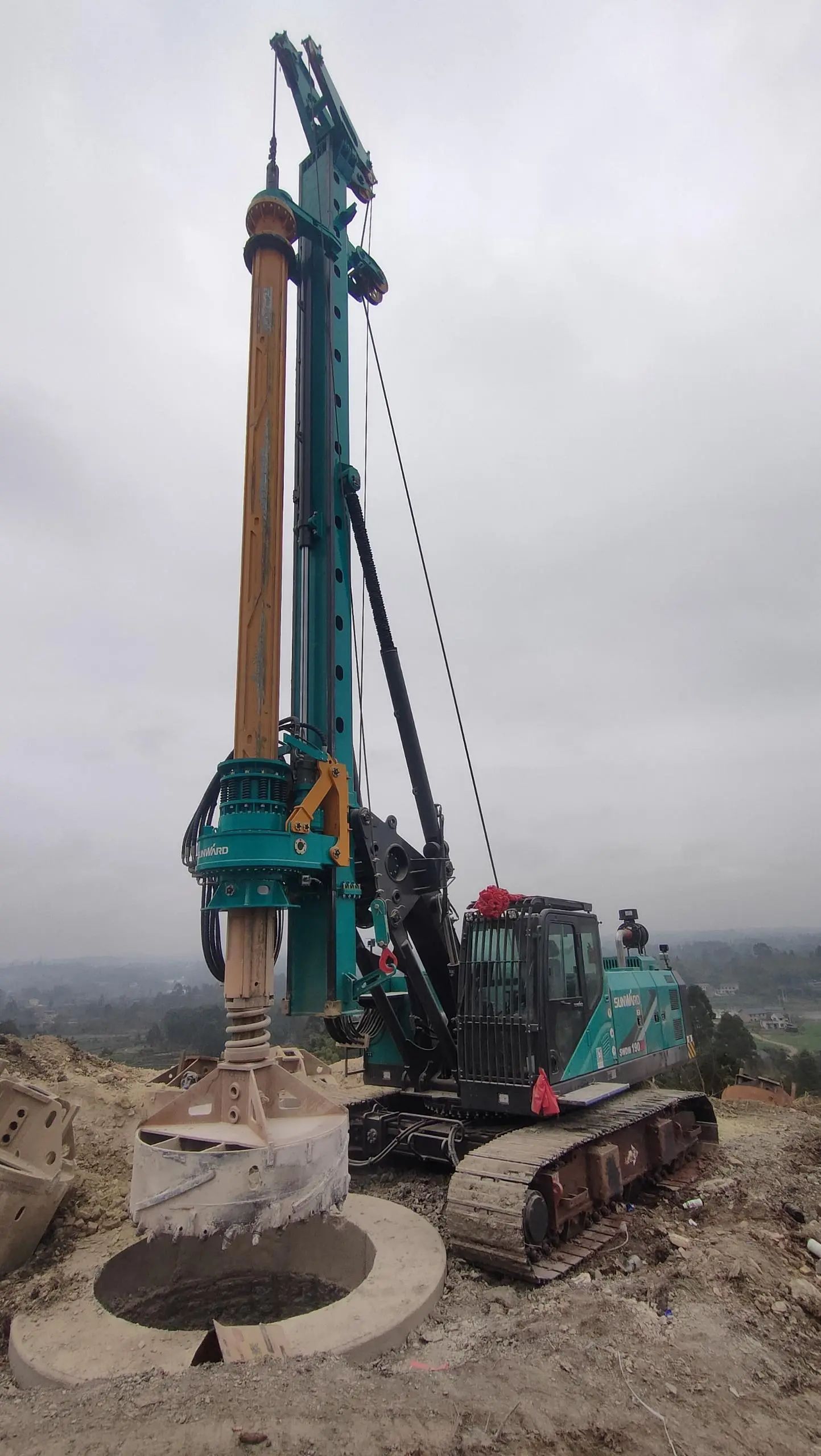 持续火热交付！！！九州ku酷游智能SWDM190JN旋挖钻机备受天下各地客户青睐