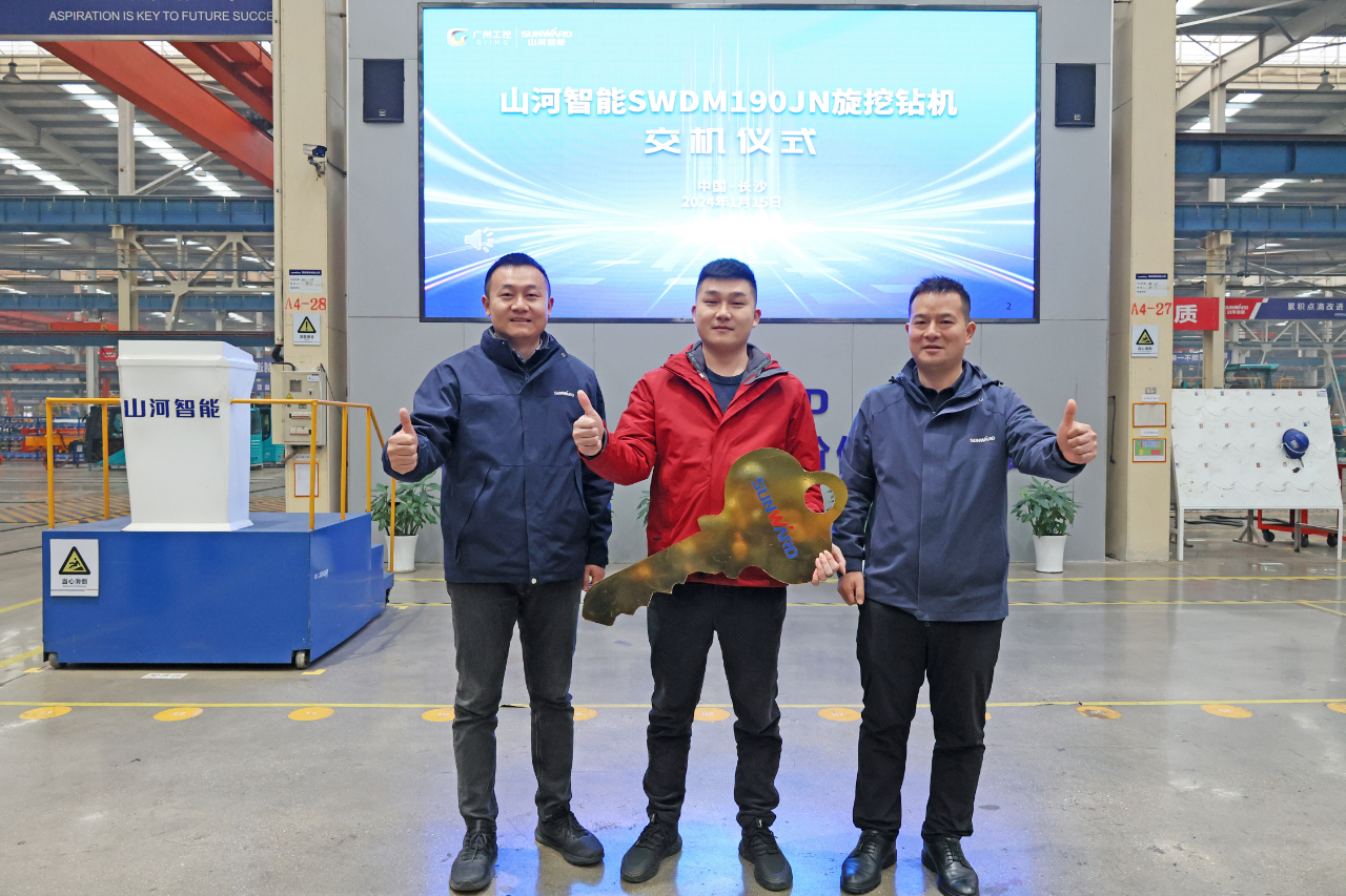 持续火热交付！！！九州ku酷游智能SWDM190JN旋挖钻机备受天下各地客户青睐