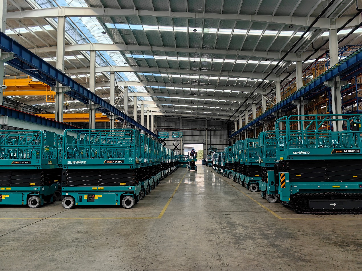 高空机械单日发货立异高！！！单月外洋发货破纪录！！！