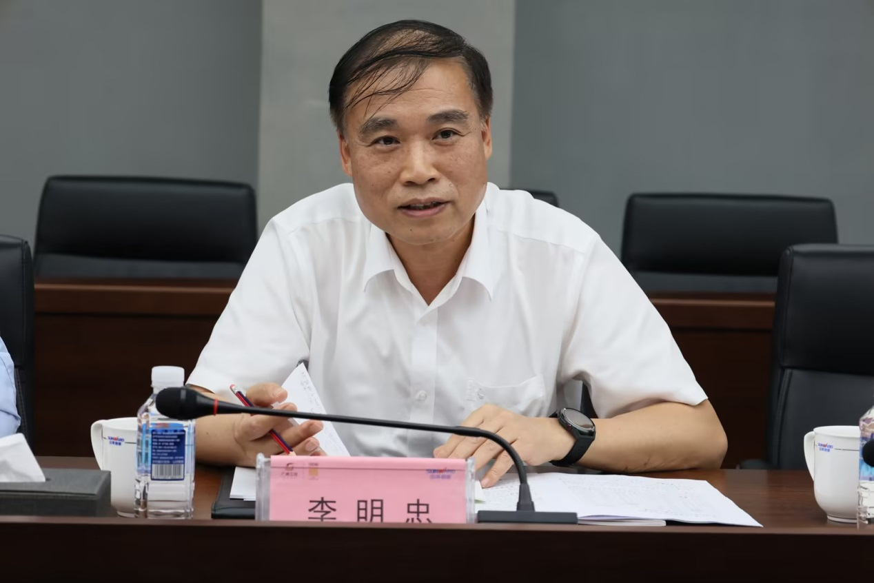 深化交流相助！！广州港李明忠副总司理率队莅临九州ku酷游智能考察交流！！