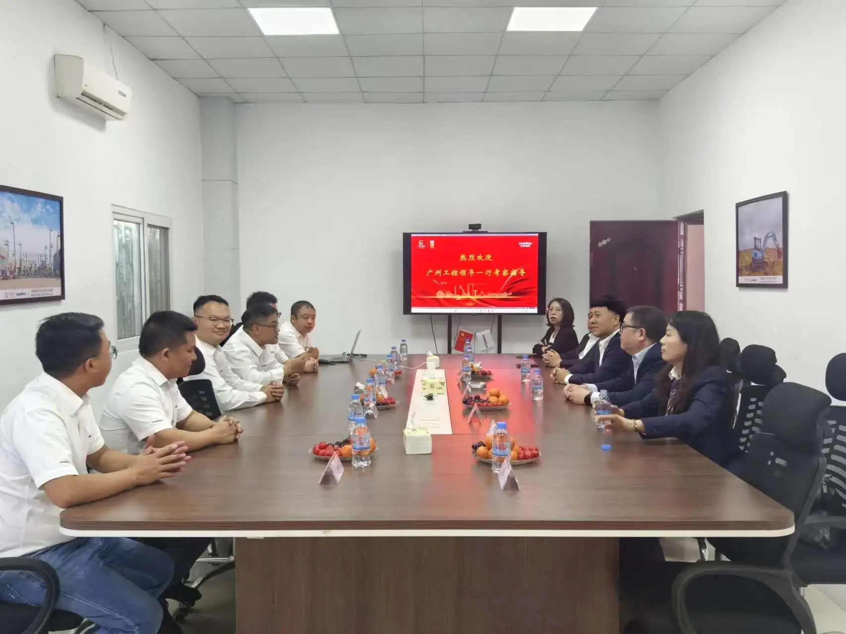 广州工控集团党委书记、、董事长景广军率队考察九州ku酷游智能柬埔寨子公司