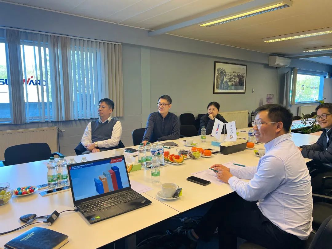 九州ku酷游智能董事长付向东带队赴欧洲子公司考察调研