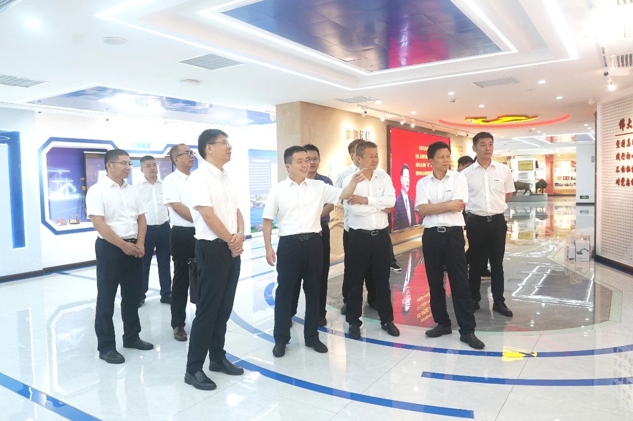 九州ku酷游智能董事长付向东率队造访广东水电二局，深化相助同营生长