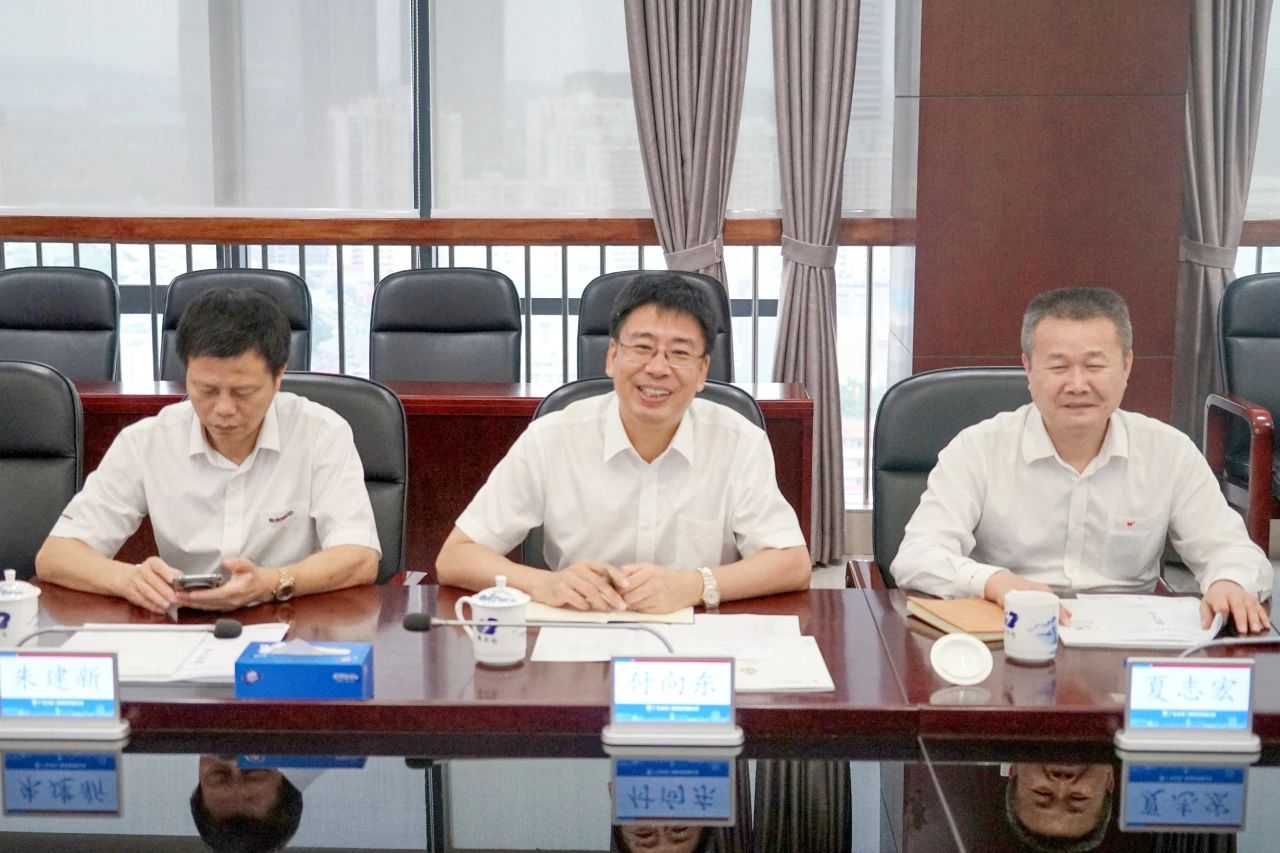 九州ku酷游智能董事长付向东率队造访广东水电二局，深化相助同营生长
